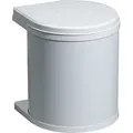 HAILO 3512-00 Abfallsorter 12 Liter Hailo MONO ab 40cm Schrankbreite, weiß - Weiß