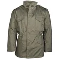 Mil-Tec US Feldjacke M65 T/C mit Futter • Klassische Militärjacke mit herausnehmbarem Thermo-Liner • Army Jacke mit 4 Pattentaschen • Übergangsjacke Herren • Outdoor Arbeitsjacke