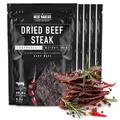 Peppered Beef Jerky Steak 500g  Getrocknetes Rindersteak Proteinreiches Rindf...