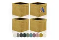 Lycce Regalkorb Lycce Kallax Boxen Cord, faltbare Aufbewahrungsboxen 33x33xH31cm (4 St)