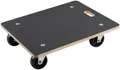 Transportroller 590 x 490 mm  400 kg Tragkraft  Siebdruckplatte  PARäder / Mö...