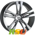 MAK Zenith matt titan 6.5x16" ET42 LK5 112 ML 76 Alufelgen 16 Zoll