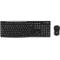 Logitech Tastatur-Maus-Set MK270 920-004509 Kabellos Schwarz QWERTY (US) International