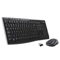 Logitech 920-004534 MK270 combo Swiss Wireless, Black Mouse and keyboard ~E~