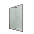 PORTA DOCCIA SCORREVOLE IN PVC KLARGLAS LAVENDEL PROFIL 120 CM MOD. DECO
