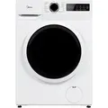 Midea MF110W100B-14A10, Frontlader, 10 kg, B, 72 dB, 1400 RPM, A - Weiß