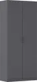rauch Mehrzweckschrank Garderobe Kleiderschrank Schrank Schuhschrank Putzschrank MINOSA (Breiten 47/69/91/136 cm, Höhen 197/210 cm) In 4 Breiten mit vielen Einlegeböden für viel Stauraum MADE IN GERMANY