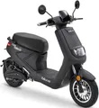 Blu:s E-Mofaroller XT2000, 950 W, 25 km/h, bis zu 59 km Reichweite, mit Straßenzul., 2 Sitzplätze, für Erwachsene, schwarz