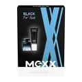 MEXX Geschenkpackung Black Man Eau de Toilette 30ml + Duschgel 50ml