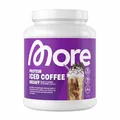 MORE Protein Iced Coffee Decaff, 500g, Dark Cookie Crumble, entkoffeinierter Eiskaffee mit wertvollen Proteinen, wenig Zucker und Fett - made in Germany