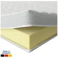 AM Qualitätsmatratzen, Topper Viscoschaum, Premium Visco-Topper, Memory Foam, Druckentlastend, 6 cm hoch, Viscoschaum (6cm), 200x200 cm weiß 200 cm x 200 cm x 6 cm
