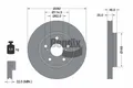 2 PCS BENDIX Braking BDS2300 Brake Disc