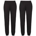Fruit of the Loom Homewearhose Classic Elasticated Cuff Jog Pants schwarz 3XL