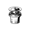 Viega Ablaufgarnitur Viega Spültisch Ablaufventil 1 1/2" mit Dreieckhaken, 102678