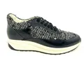 Sarah Summer Damen Sneaker Schuhe Leder Schwarz/Grau UK5 Gr.38 Neu OVP