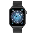 ICE-WATCH - Ice smart 3.0 Black Milanese 1.78 AMOLED GPS - Rechteckige, Schwarze, gemischte Connected Watch mit Metallarmband - 024300 (1.78 Zoll)