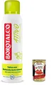 6x Borotalco, gelbe aktives Spray Deodorant, Formel ohne Alkohol und Talk mit Anti-Odor-Molekülen, 48 Stunden Wirksamkeit, Duft von Zedern und Kalk 150 ml + Italian Gourmet Polpa 400g