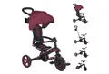 Globber Dreirad 732-202-2 GLOBBER EXPLORER TRIKE FOLDABLE 4in1 dunkelrot