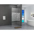 Fa-Bausysteme Walk-In Glas Dusche Scherben 80 cm