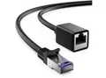 deleyCON deleyCON 2m CAT7 Patchkabel Verlängerung S/FTP Netzwerkkabel LAN DSL LAN-Kabel