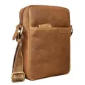STILORD Blake Herrentasche zum Umhängen Leder Kleine Schultertasche Männer 8 Zoll Messenger Bag DIN A5 Echtes Vintage Leder Farbe:taranto - braun