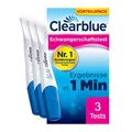 Clearblue Schwangerschaftstest schnelle Erkennung · 3 St · PZN 20017221