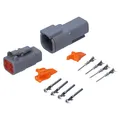 Kalitec KALI-1404 DEUTSCH DTM Steckverbinder Set 4 polig KFZ Stecker Motorrad