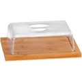 KESPER 58643 Käseglocke / Frischhalteglocke mit Haube 25 x 20 x 8 cm