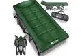 tillvex Feldbett tillvex® Campingbett klappbar mit Tragetasche, Campingliege extra (Klappbett Gästebett faltbar Garten Camping Angeln Festival Reise, Karpfenliege für Outdoor & Indoor) transportieren