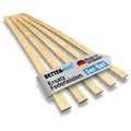 Lattenrost Ersatz Federholzleisten 5er Set passend für viele gängige Lattenroste, Betten-ABC, Langlebig und Stabile Ersatzleisten 3,4 cm x 70 cm x 0,8 cm