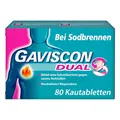 Gaviscon Dual 250mg/106,5mg/187,5mg Kaut