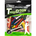 Golf Tees Zubehör Bambus Mehrfarben 100 Stück 54mm 70mm 83mm Auswahl langlebig