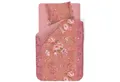 PiP Studio Bettwäsche Tokyo Bouquet Pink, Perkal, 2 teilig, Lilien, Dahlien, Punkte