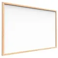 ALLboards Magnettafel Magnettafel Whiteboard Holzrahmen Wandtafel Schreibtafel 100 cm x 200 cm