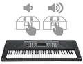 FunKey 61 Edition Touch Keyboard - 61 Tasten - Touch Response - 300 Sounds & 300 Rhythmen - Begleitautomatik und Lernfunktionen - USB-, Mikrofon- und Kopfhöreranschluss - Schwarz