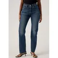 Levi's® Stretch-Jeans LV Jeans 501 CURVE BLACKS Die Passform schmeichelt kurvigen Figuren blau 30