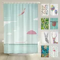arteneur® - Pool - Anti-Schimmel Duschvorhang 180x200 - Recycelt mit Öko-Tex Standard 100 - Beschwerter Saum, Blickdicht, Wasserdicht, Waschbar, 12 Ringe & E-Book