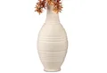 formano Bodenvase RELIEF, Höhe: 45cm, Farbe: Creme, Motiv: Relief