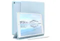 EAZY CASE Tablet-Hülle Penholder Smartcase für iPad 7. / 8. / 9. Gen. 10,2 Zoll, Touchpen Stifthalterung Klappcase Anti-Kratz Tablet Tasche Hellblau
