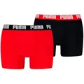 PUMA Boxershorts PUMA MEN EVERYDAY BASIC BOXERS 2P (Packung, 2er Pack) mit Puma Webbund schwarz L