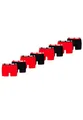 PUMA Boxer Boxershorts Men Herren Everyday Unterhose Unterwäsche 8er Pack, Farbe:Black/Red, Bekleidungsgröße:L