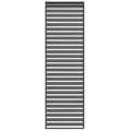 Leco Wand zur Lamellenpergola "DELUXE",anthrazit,123 x 236 cm (B x H)
