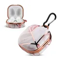 Cadorabo Hülle kompatibel mit Samsung Galaxy Buds PRO/LIVE/Buds 2 - Design Rosa Marmor - Tragbare IMD Kopfhörer Schutzhülle Case