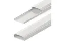deleyCON Kabelzubehör deleyCON Universal Kabelkanal hochwertiges PVC Länge 100cm - Weiß