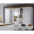 3S Frankenmöbel »Country« Massivholz Kleiderschrank SZ-0132 / 4-Türig / B 255 x H 217 x T 62 cm / Weiss