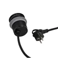UniTEC Einbausteckdose Tischsteckdose mit USB C 1,5 m