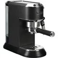 Dedica Style EC 685.BK, Espressomaschine schwarz/silber (glänzend)