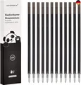 Ersatzminen, Kompatibel Mit Legami, [ Schwarz, 12er], Spitze 0,7mm,Höhe 13 cm, 