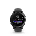 Garmin fenix E (47mm) schwarz schiefer Smartwatch QuickFit - Zustand: Neu -
