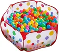 Buntes Sechseck-Design Bällebad für Kinder & Haustiere